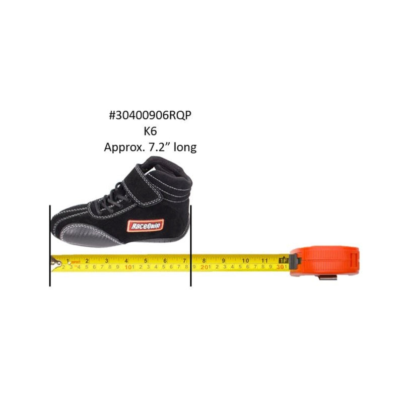 RaceQuip Euro Carbon-L SFI Shoe Kids 6