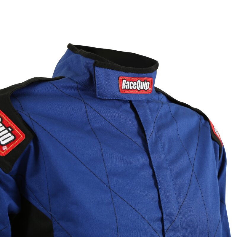 RaceQuip Blue Chevron-1 Suit - SFI-1 Medium