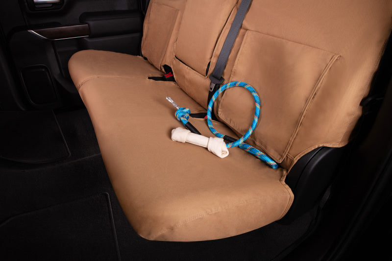 Covercraft 18-23 Ford Expedition Polycotton SeatSaver Custom Front Row Seat Covers - Tan