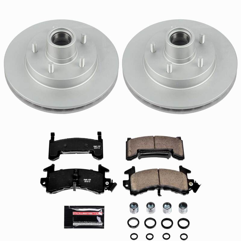 Power Stop 95-97 Chevrolet Blazer Front Z23 Coated Brake Kit