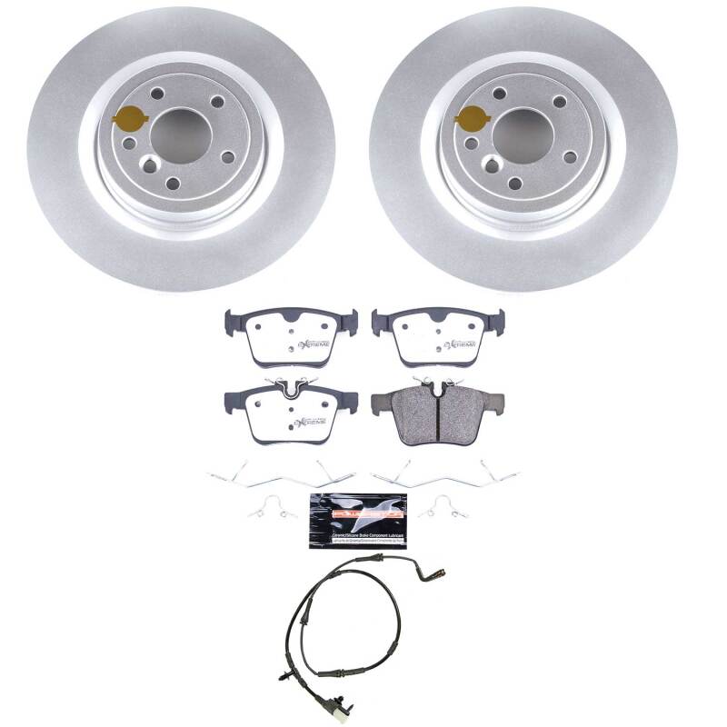 Power Stop 17-20 Jaguar XE Rear Z36 Coated Truck & Tow Brake Kit