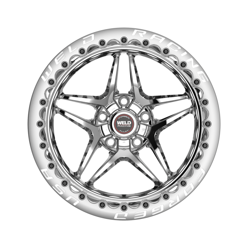 Weld S81 Beadlock 17x10/5x112/7.3 BS/3.18 HB-Polished Center-Polished Shell-Polished SBL Wheel