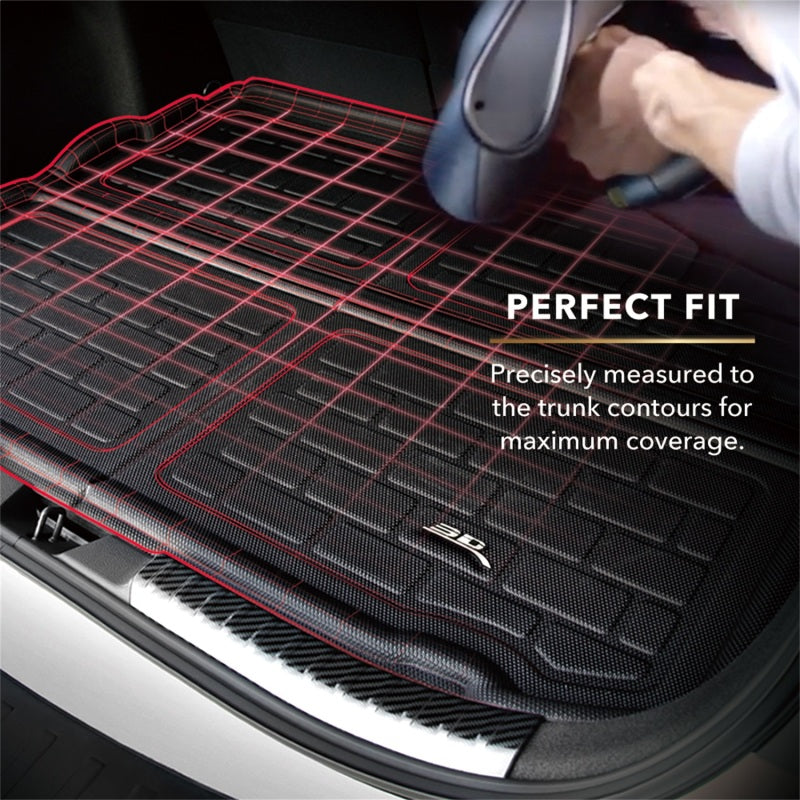 3D MAXpider 25-26 Rivian R1T/R1S Kagu Black Cargo Liner