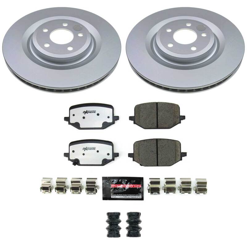 Power Stop 20-25 Ford Explorer Rear Z36 Coated Truck & Tow Brake Kit