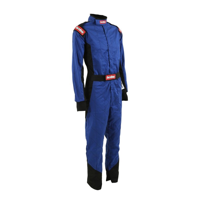 RaceQuip Blue Chevron-1 Suit - SFI-1 Medium
