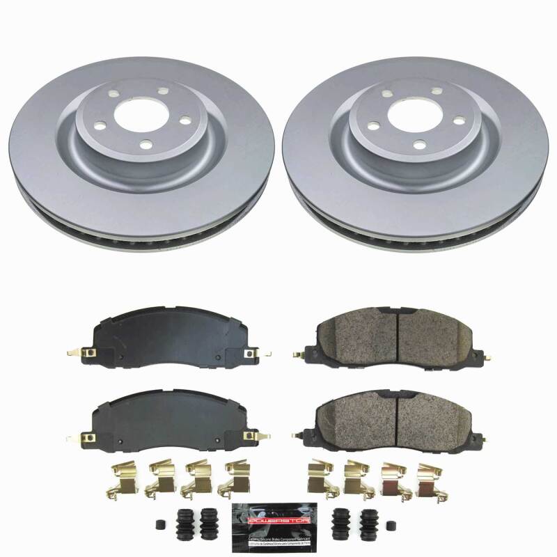 Power Stop 20-25 Ford Explorer Front Z23 Coated Brake Kit