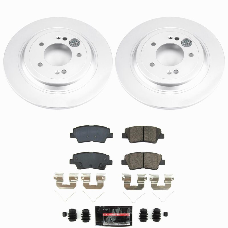 Power Stop 19-25 Hyundai Nexo Rear Z23 Coated Brake Kit