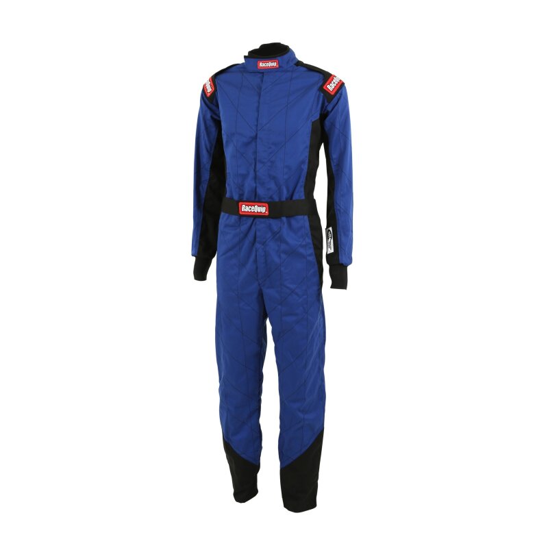 RaceQuip Blue Chevron-1 Suit - SFI-1 Medium