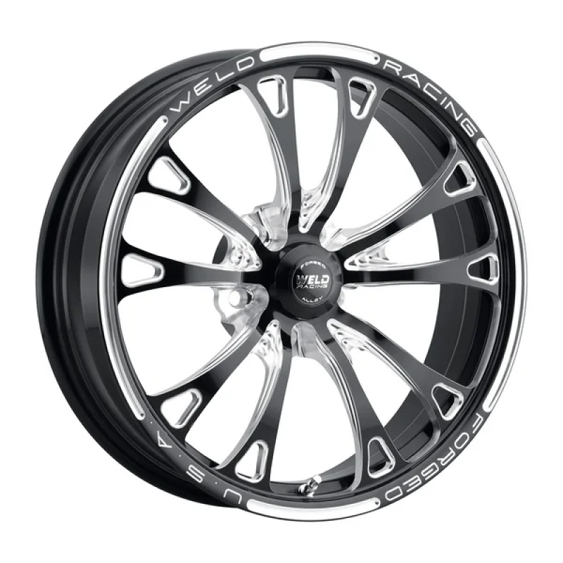 Weld V-Series Frontrunner 20x5 / 5x4.5 / 1.7 BS / 3.07 HB - Gloss Black Milled - Non-BL Wheel
