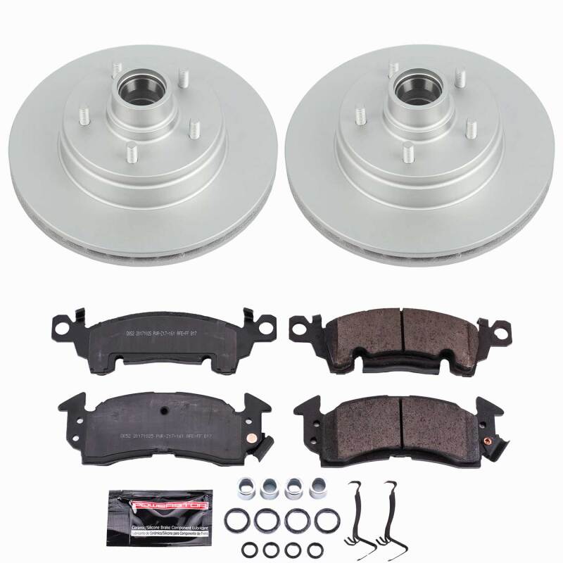 Power Stop 91-96 Buick Roadmaster Front Z23 Coated Brake Kit
