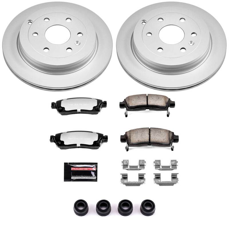 Power Stop 08-17 Buick Enclave Rear Z36 Coated Truck & Tow Brake Kit