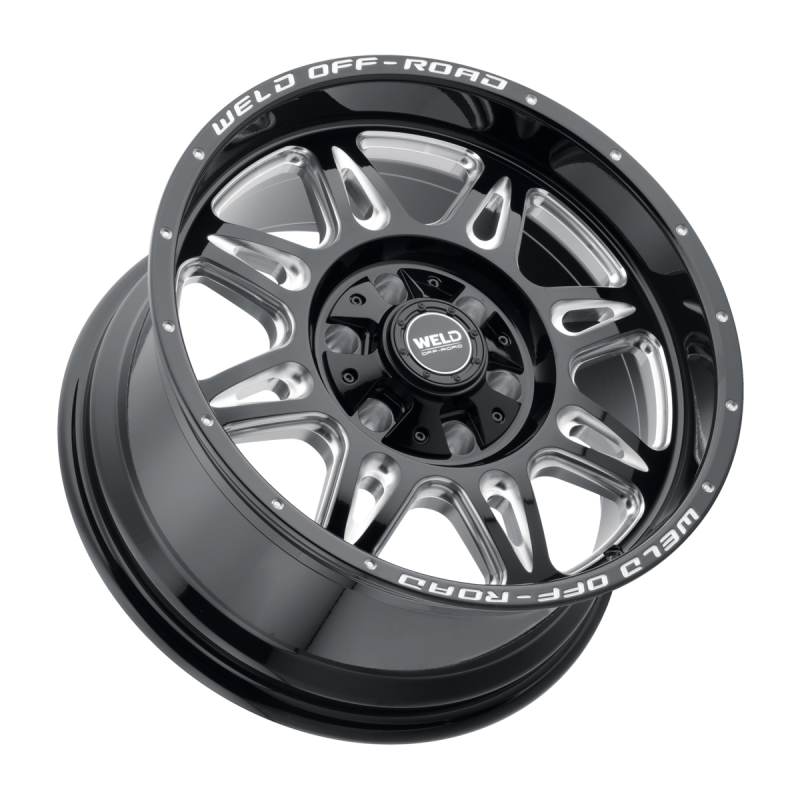 Weld Cheyenne 22x12 / 6x135 / 4.75 BS / 106.1 HB - Gloss Black Milled - Non-BL Wheel
