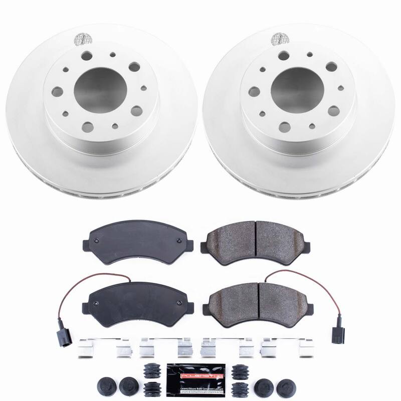 Power Stop 14-21 Ram ProMaster 1500 Front Z23 Coated Brake Kit