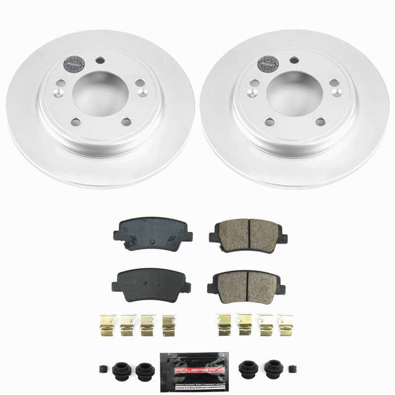 Power Stop 21-25 Hyundai Elantra Rear Z23 Coated Brake Kit
