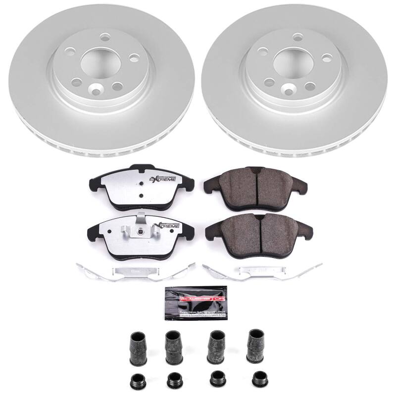Power Stop 15-18 Volvo S60 Front Z36 Coated Truck & Tow Brake Kit