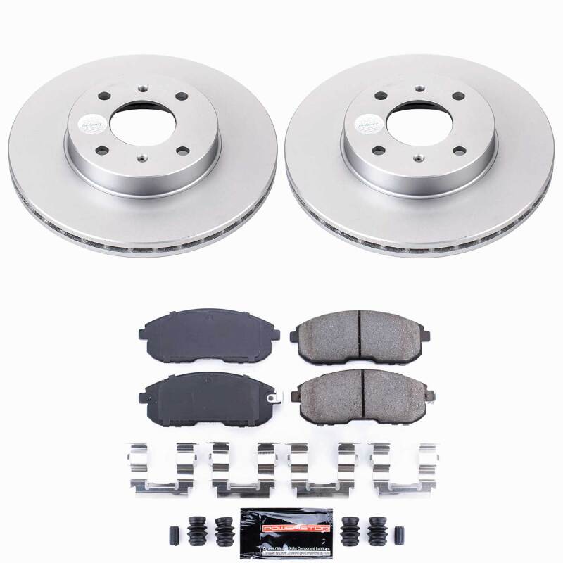 Power Stop 99-02 Infiniti G20 Front Z23 Coated Brake Kit