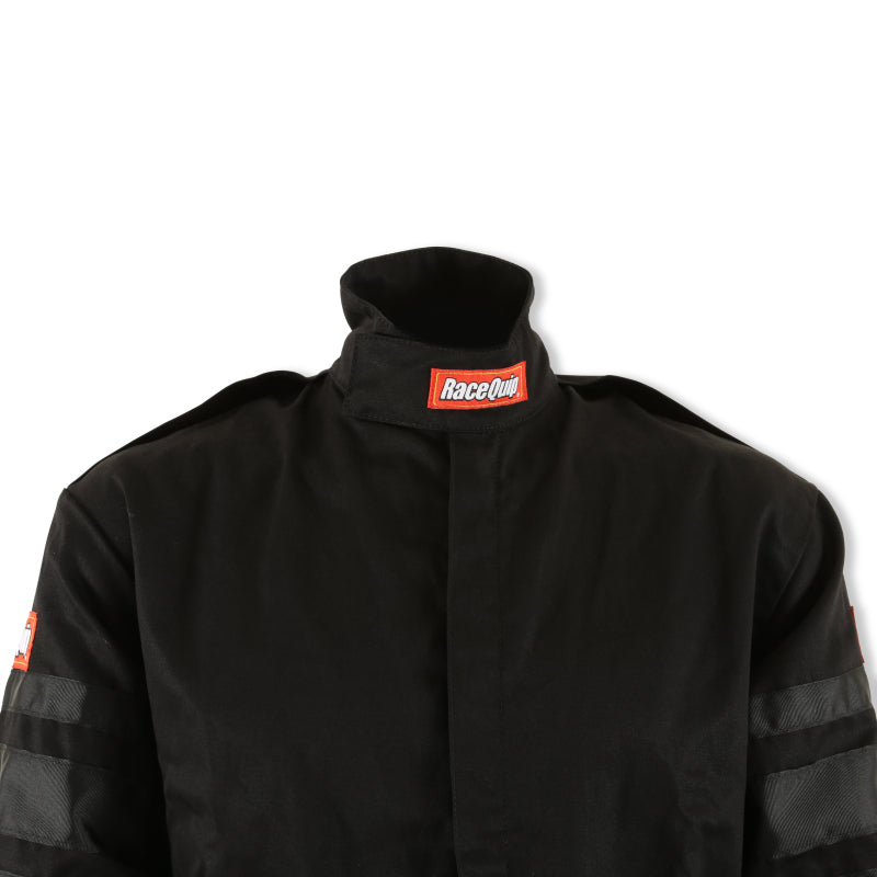 RaceQuip Black SFI-1 1-L Suit - Large