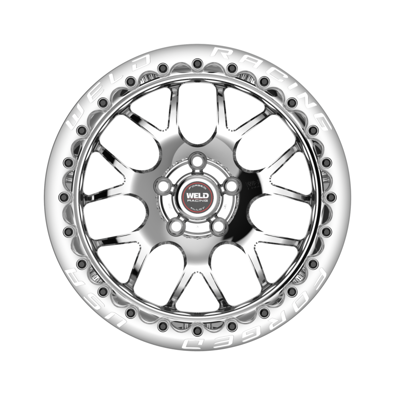 Weld S77 Beadlock 17x10/5x120.65/7.2 BS/3.18 HB-Polished Center-Polished Shell-Polished SBL Wheel