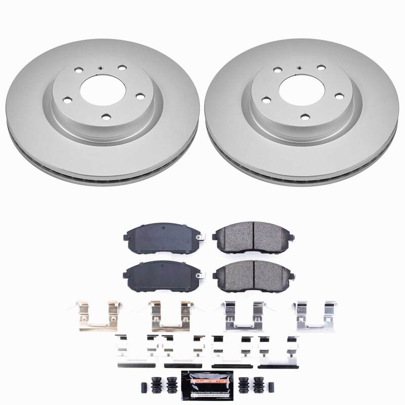 Power Stop 03-05 Infiniti G35 Front Z23 Coated Brake Kit