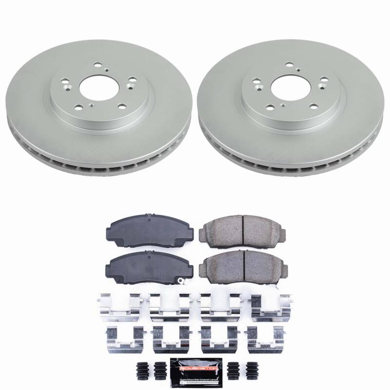 Power Stop 01-03 Acura CL Front Z23 Coated Brake Kit
