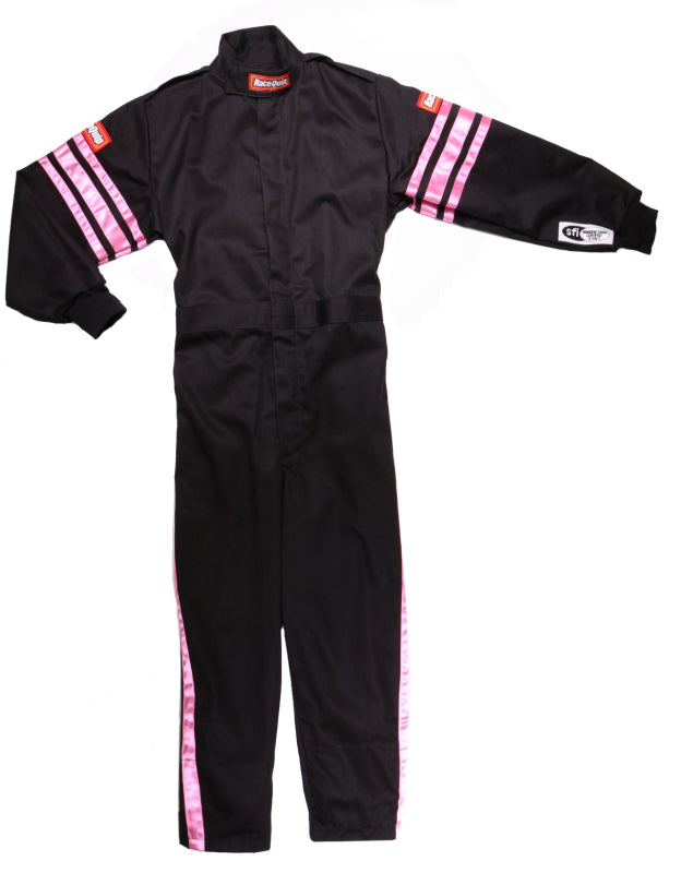 RaceQuip Pink Trim SFI-1 JR. Suit - Kids XXS