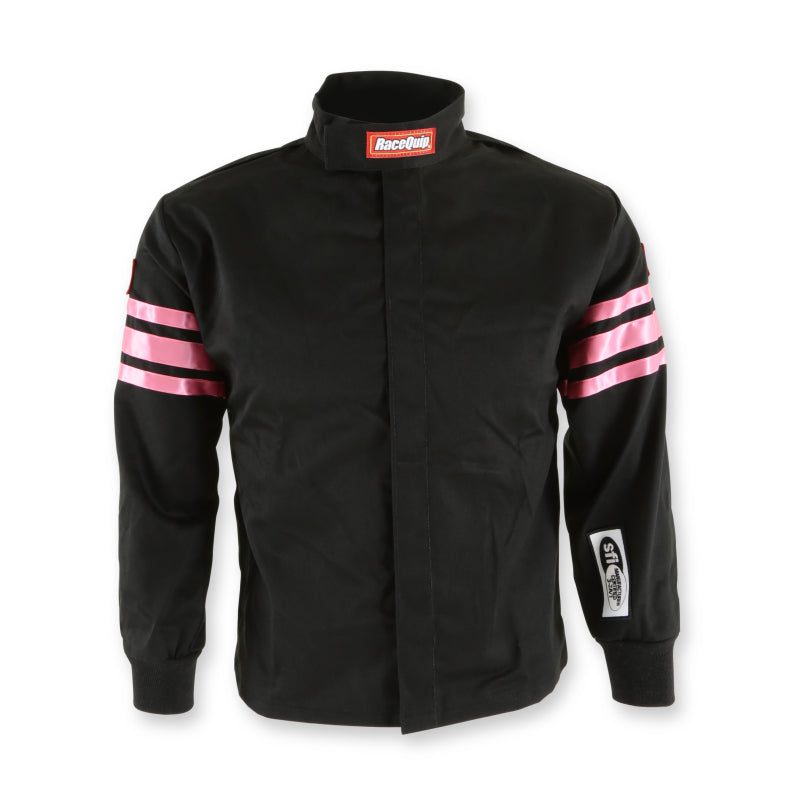 RaceQuip Pink Trim SFI-1 JR. Jacket - Kids Small