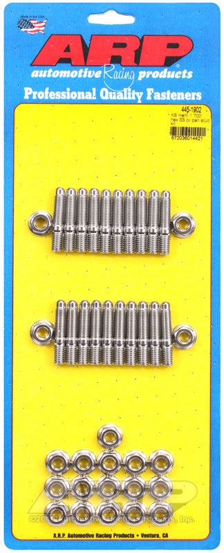 ARP KB Hemi 1.700in SS hex oil pan stud kit