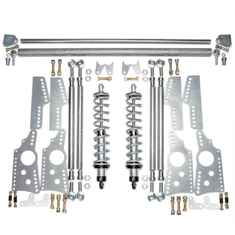 QA1 Heavy Duty Pro Rear Drag 4-Link System - Single Adjustable - 110lb Springs