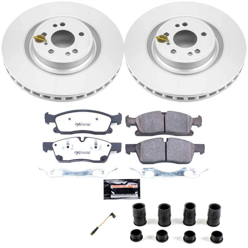 Power Stop 13-16 Mercedes-Benz GL350 Front Z36 Coated Truck & Tow Brake Kit