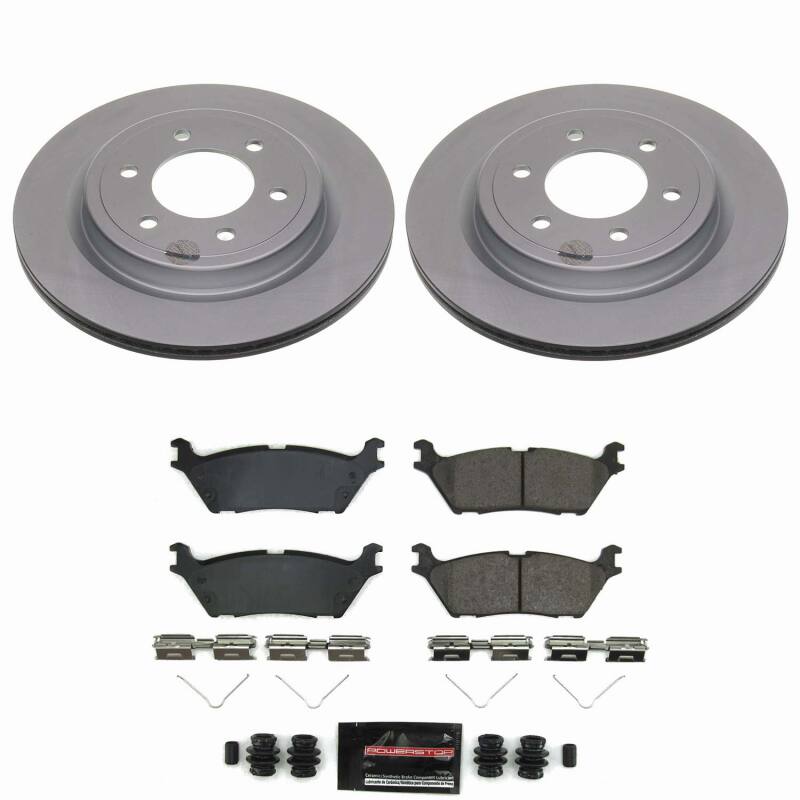 Power Stop 22-25 Ford Bronco Rear Z23 Coated Brake Kit