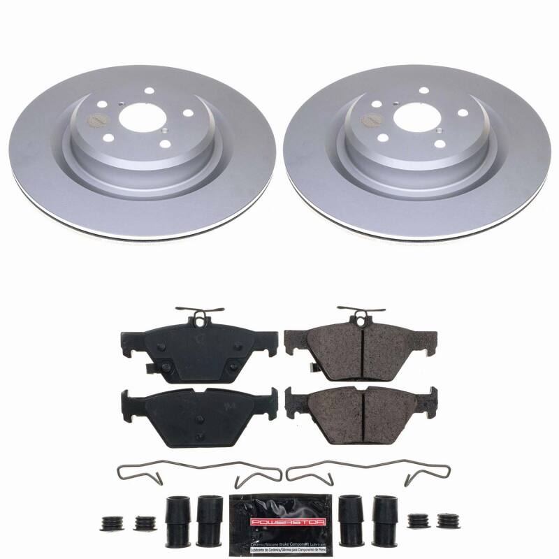 Power Stop 19-20 Subaru Ascent Rear Z23 Coated Brake Kit