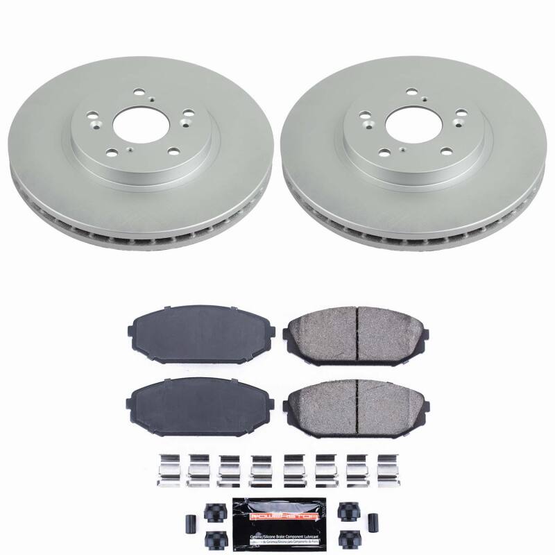 Power Stop 01-02 Acura MDX Front Z23 Coated Brake Kit