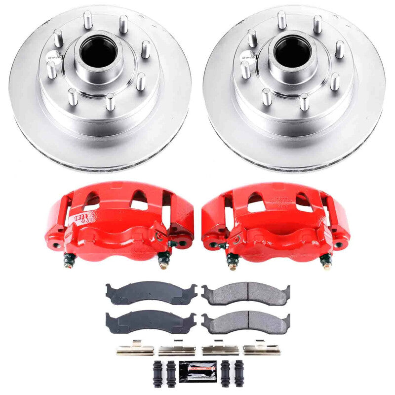 Power Stop 2007 Ford E-150 Front Z23 Coated Kit w/Powder Coated Calipers