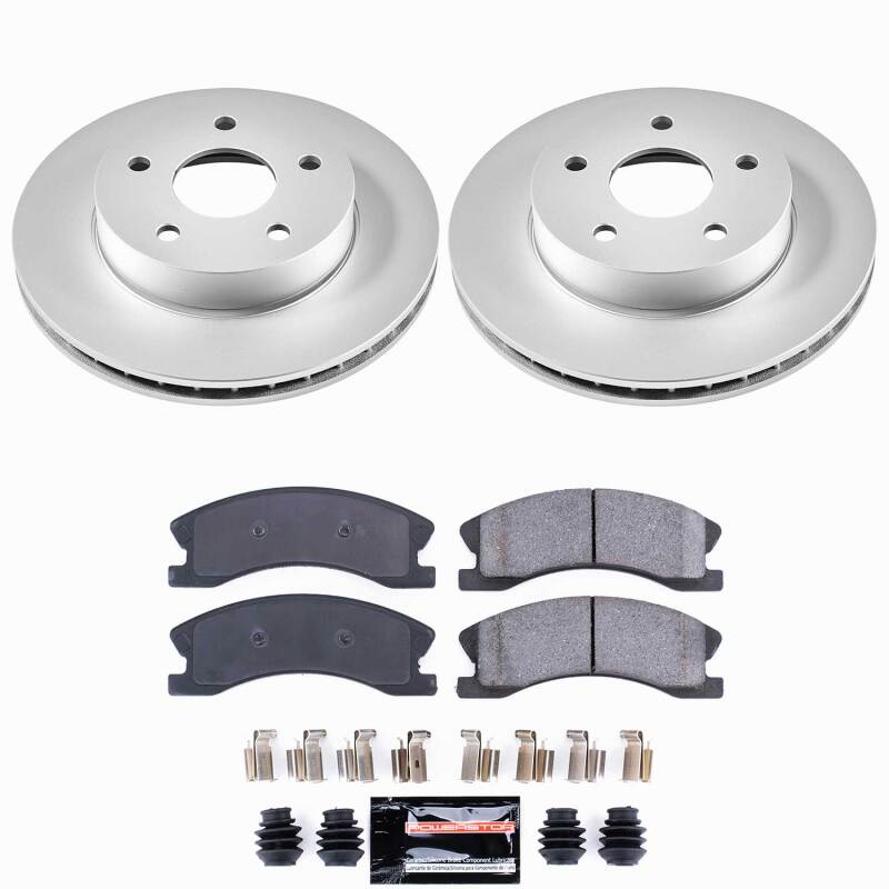 Power Stop 99-04 Jeep Grand Cherokee Front Z23 Coated Brake Kit