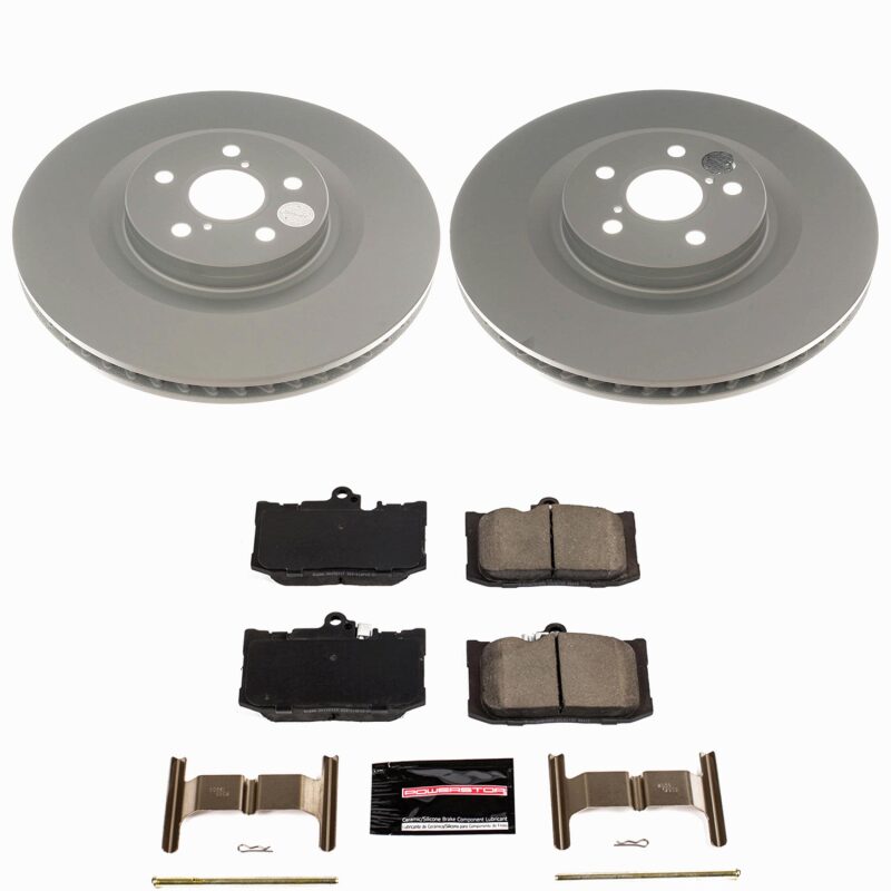 Power Stop 16-17 Lexus GS200t Front Z23 Coated Brake Kit