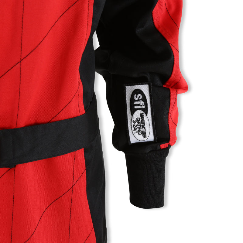 RaceQuip Red Chevron-1 Suit - SFI-1 3XL