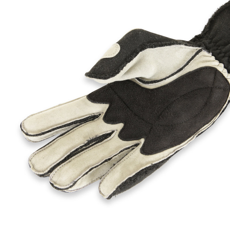 RaceQuip SFI-5 Gray/Black 2XL Outseam w/ Closure Glove
