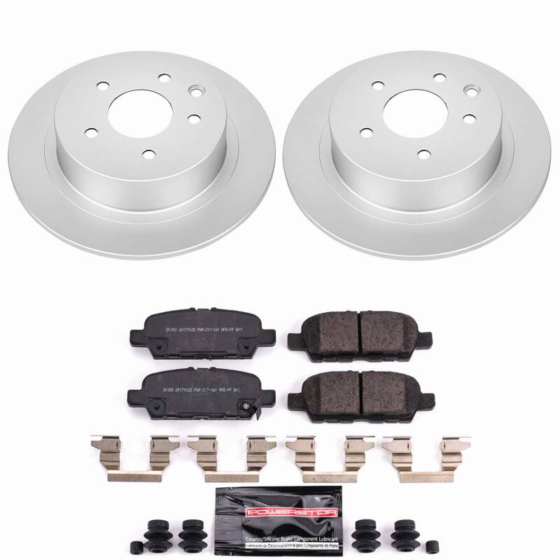Power Stop 2019 Nissan Sentra Rear Z23 Coated Brake Kit