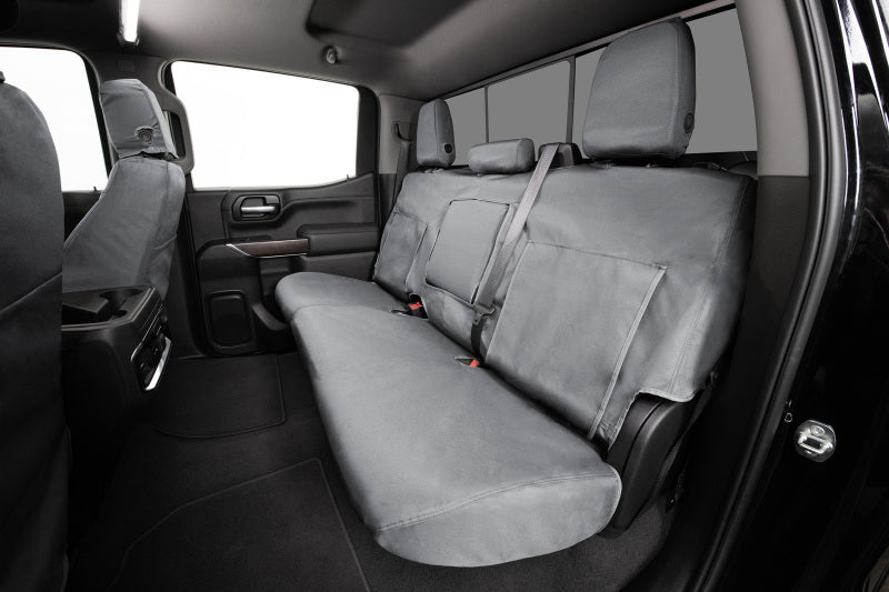 Covercraft 22-23 GMC Hummer Waterproof Polyester SeatSaver Custom Front Row Seat Covers - Grey