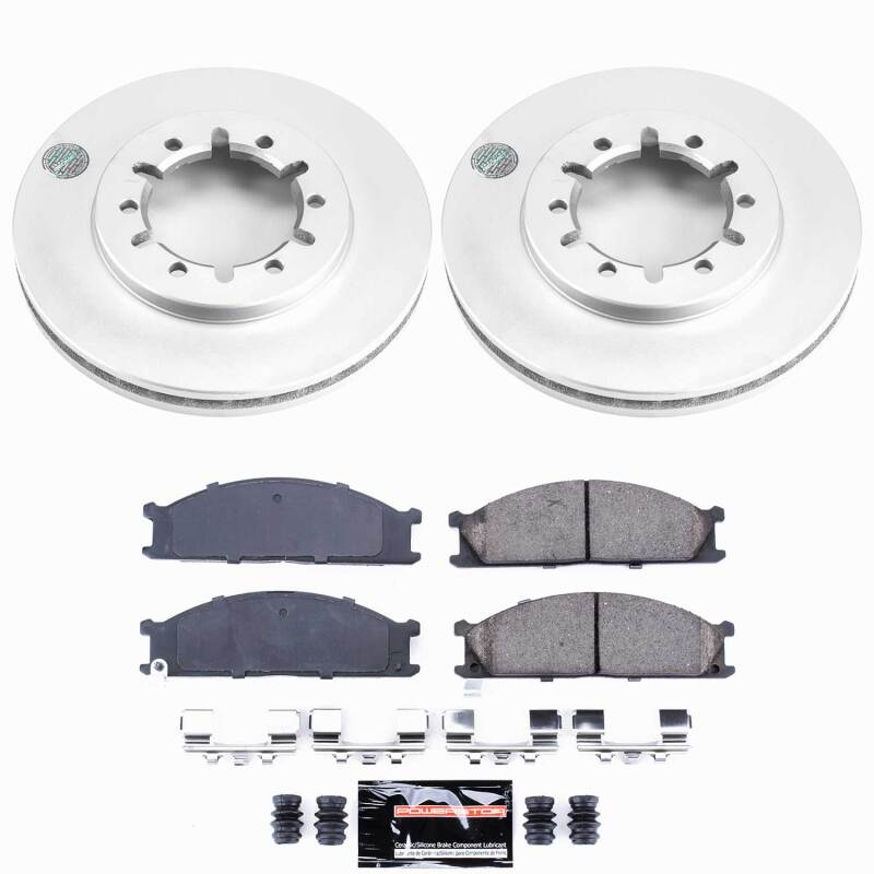 Power Stop 98-04 Nissan Frontier Front Z23 Coated Brake Kit