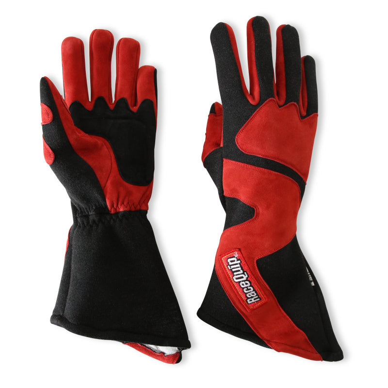 RaceQuip SFI-5 Red/Black XL Long Angle Cut Glove
