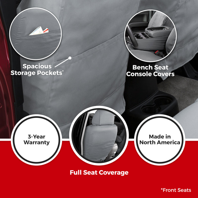 Covercraft 23-25 Chevrolet Colorado SeatSaver Custom Seat Cover - Waterproof Black