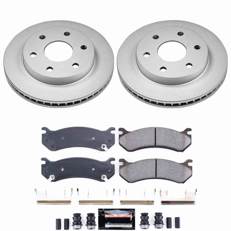 Power Stop 02-06 Cadillac Escalade Front Z23 Coated Brake Kit