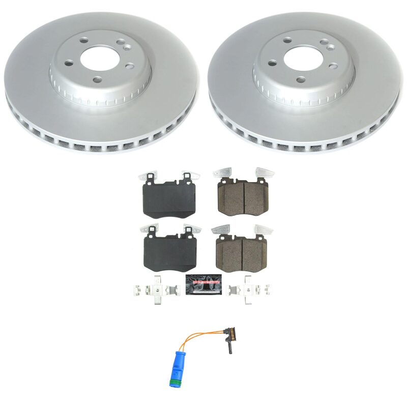 Power Stop 19-23 Mercedes-Benz GLC300 Front Z23 Coated Brake Kit