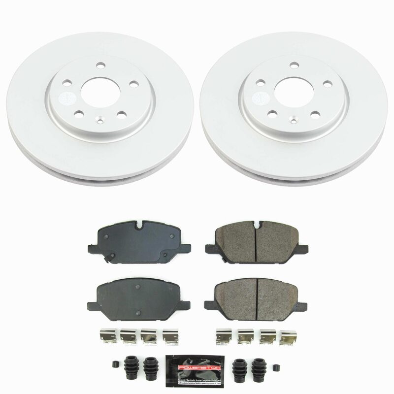 Power Stop 21-25 Buick Envision Front Z23 Coated Brake Kit