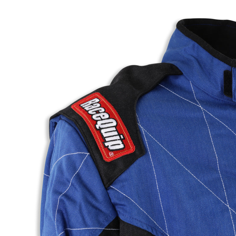RaceQuip Blue Chevron-5 Suit SFI-5 - Medium