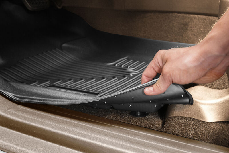 Husky Liners 2019+ Ford Ranger SuperCrew Cab Weatherbeater Black Front &amp; 2nd Seat Floor Liners