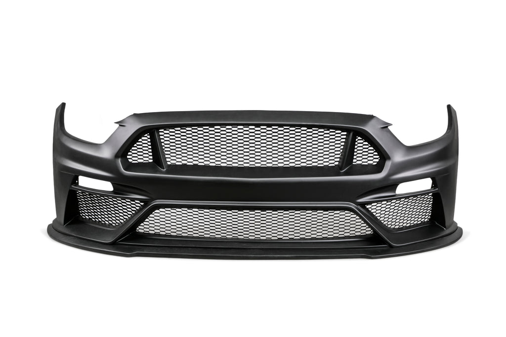 2015 - 2017 Mustang Ford GT Style Fiberglass Front Bumper with Front Lip