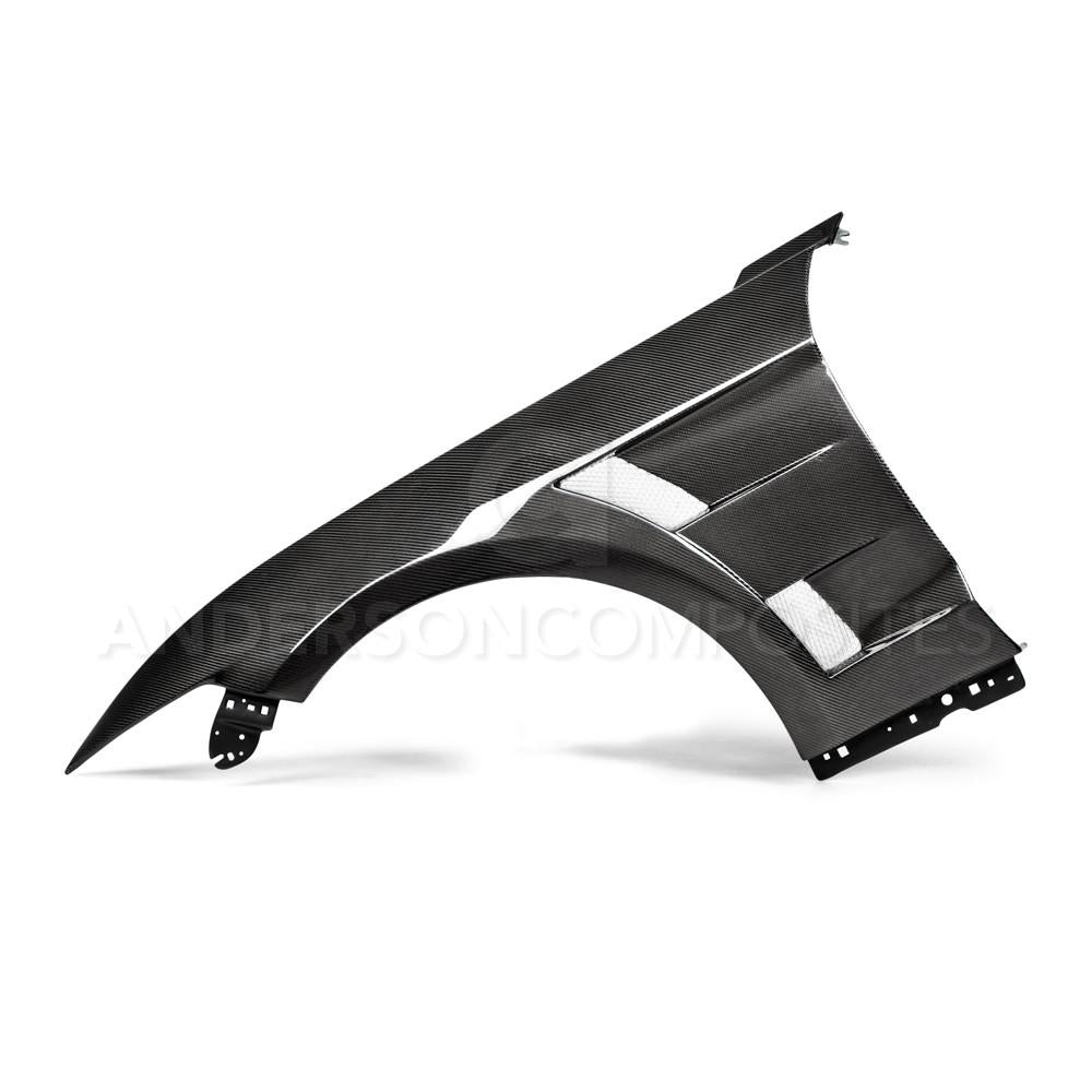 2015 - 2017 Ford Mustang Carbon Fiber Type-AT Front Fenders (Pair)