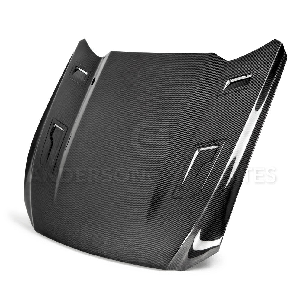 2015 - 2017 Mustang Type-GTH Double Sided Carbon Fiber Hood